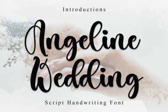 Angeline Wedding: A Festive Script Font for Digital Branding