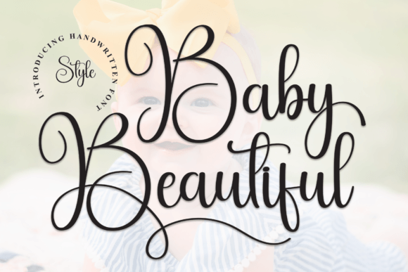 Baby Beautiful: A Delicate Script Font for Thoughtful Editorial Moments