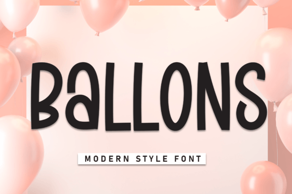 Ballons Handwritten Font for Scroll-Stopping Marketing