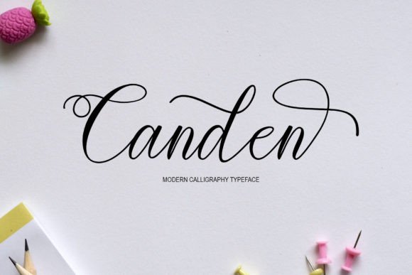 Canden Script: A Modern Calligraphy Font for Authentic Brand Identity