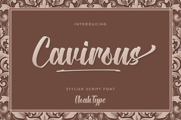 Cavirous: A Bold Script Font That Commands Attention