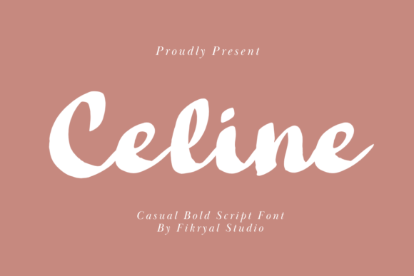 Celine: A Relaxed Handwritten Typeface for Editorial Warmth