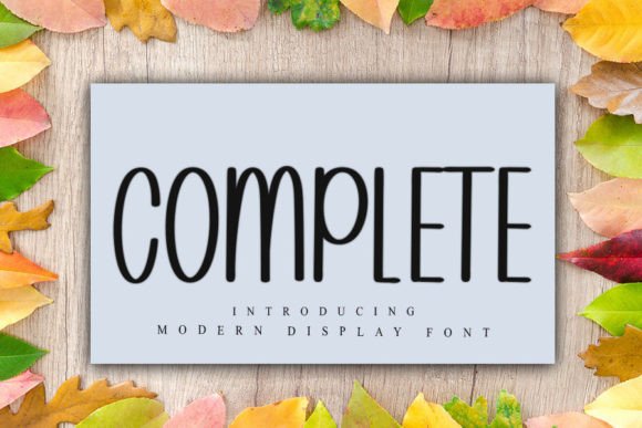 Complete: A Festive Script Font for Editorial Warmth