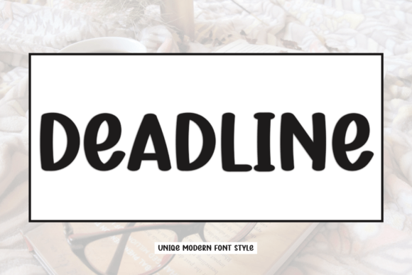 Deadline: A Festive Script Font That Delivers Joy—Not Just Letters
