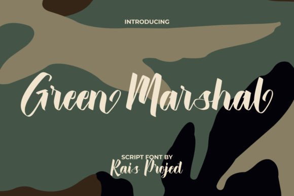 Green Marshal: A Modern Script Font That Cuts Through the Feed