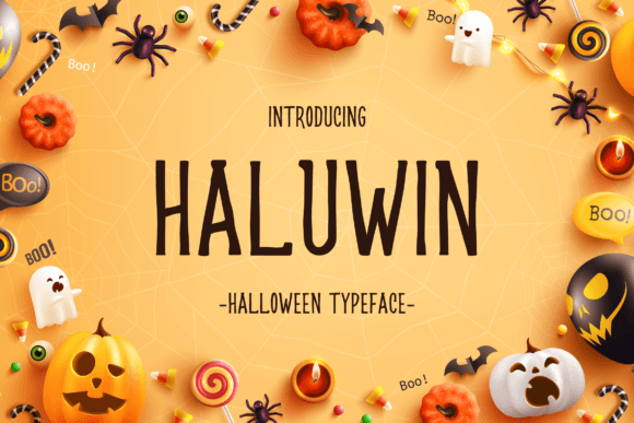 Haluwin: A Playful Handwritten Font for Brand Personality