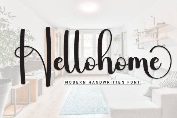 Hellohome: An Elegant Script Font for Handmade Creators