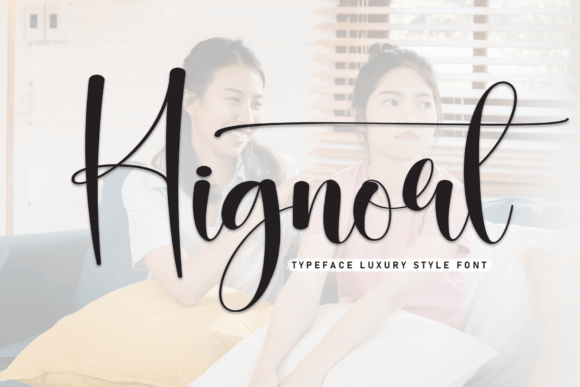 Hignort: A Refined Script Font for Editorial Moments