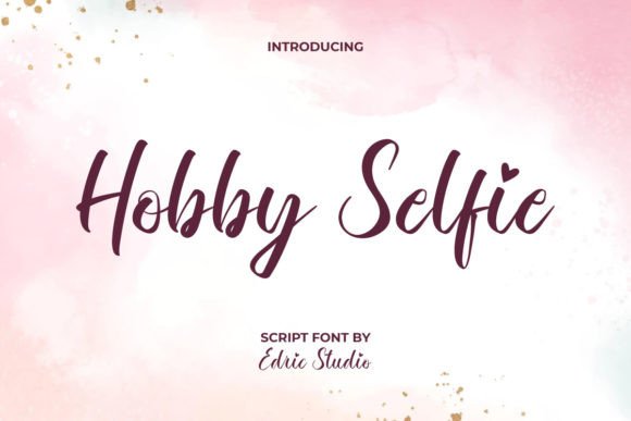 Hobby Selfie: A Thoughtful Script Font for Editorial Design