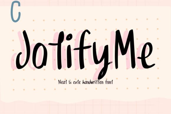 JotifyMe: A Handwritten Font That Feels Like a Warm Hello