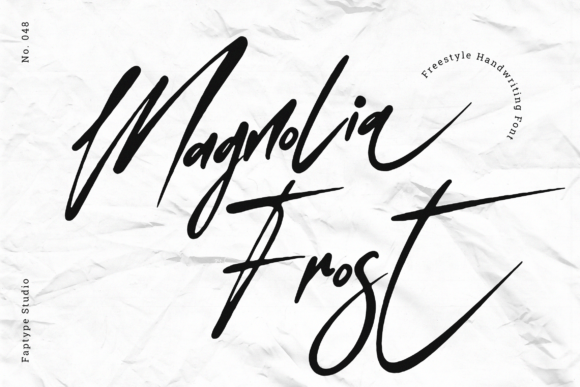 Magnolia Frost: A Freestyle Handwriting Font That Fits Real Campaigns