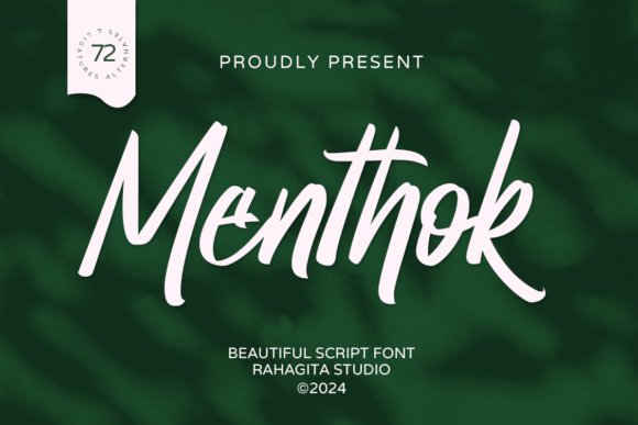 Menthok: A Thoughtful Script Font for Editorial Warmth