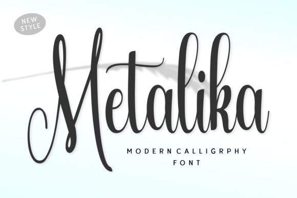 Metalika: A Sophisticated Script Font for Real Branding Work