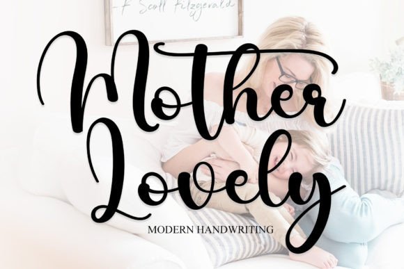 Mother Lovely: A Festive Script Font for Warm, Whimsical Branding