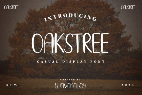 Oakstree: A Warm, Handwritten Font That Elevates Real Business Branding