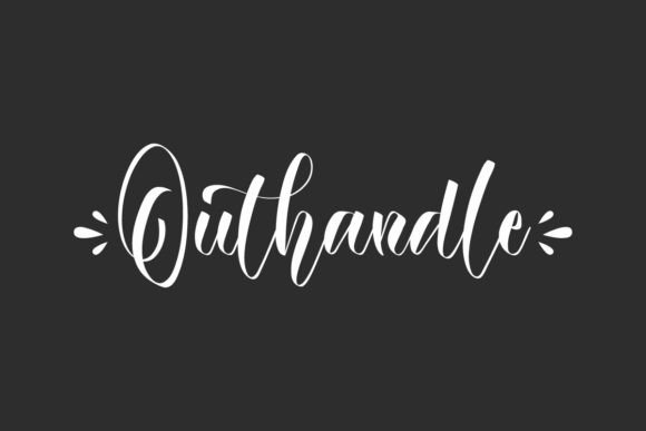 Outhandle Font: A Warm, Polished Script for Real Small Business Branding