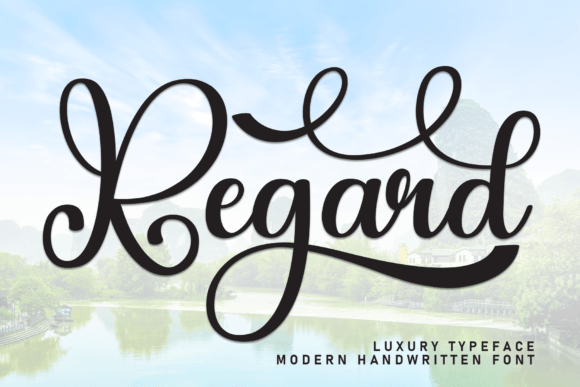 Regard: A Sweet, Friendly Handwritten Typeface for Warm Brand Identities