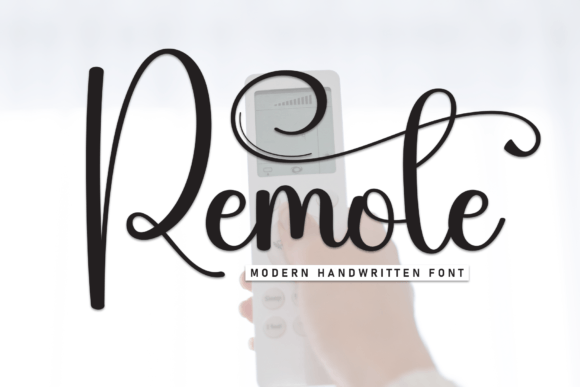 Remote: A Handwritten Font That Feels Like a Quiet Conversation