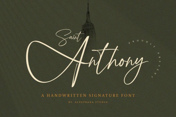 Saint Anthony: A Handwritten Font That Elevates Digital Branding