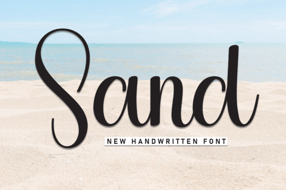 Sand: A Friendly Handwritten Font for Editorial Charm