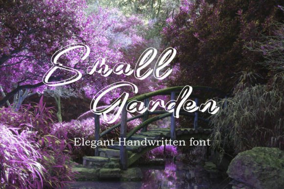 Small Garden Font: Elegant Script for Scroll-Stopping Brand Content