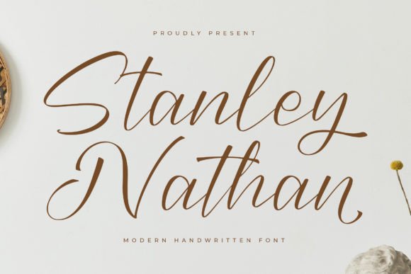 Stanley Nathan: A Luxury Script Font That Feels Human