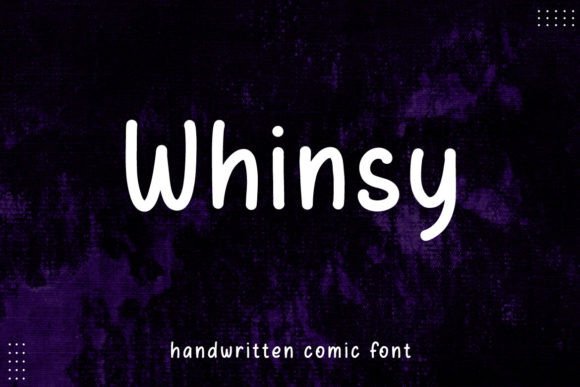 Whinsy: A Minimalist Handwritten Font for Warm, Human Branding